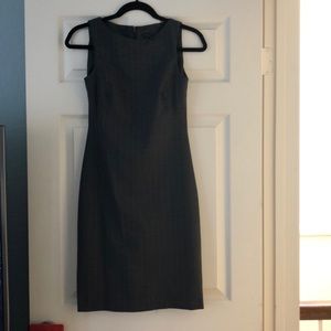 Theory size 0 gray fitted dress